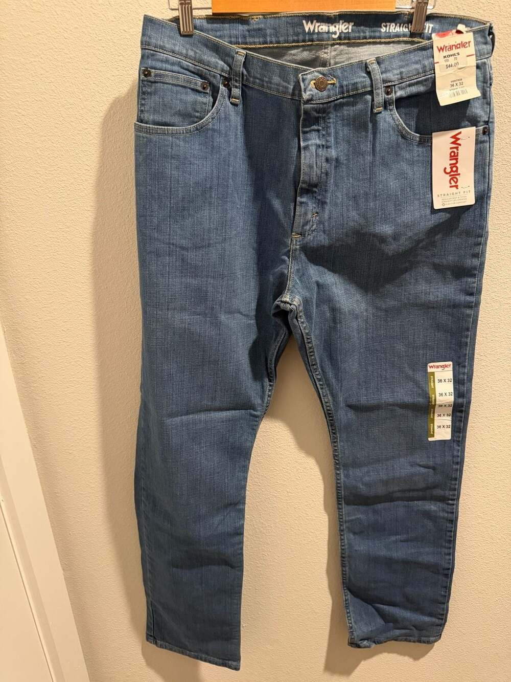 Wrangler Straight Fit Jeans 36x32
